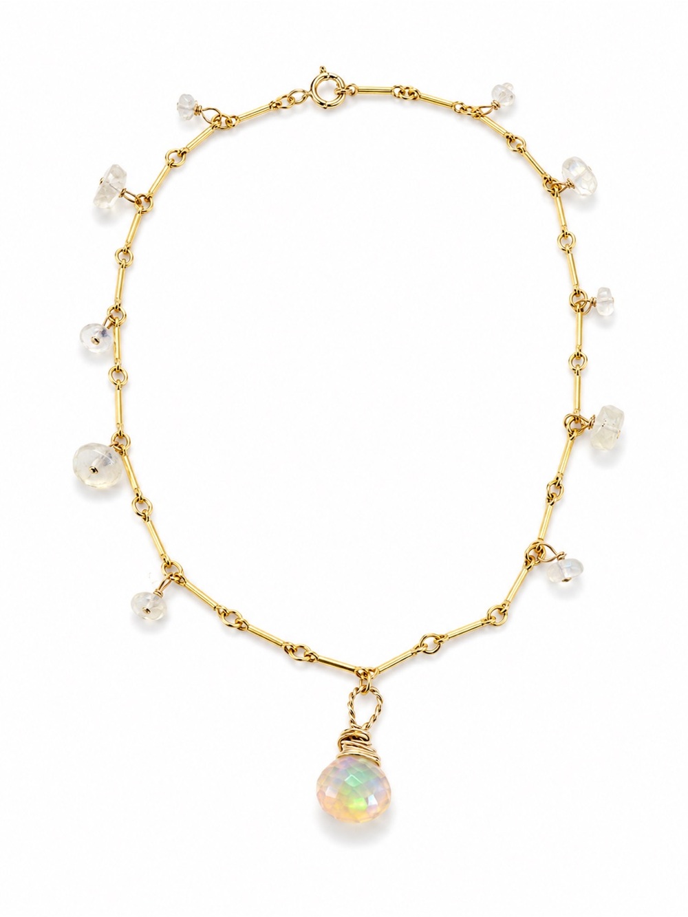A53 Ethiopian Opal Anklet